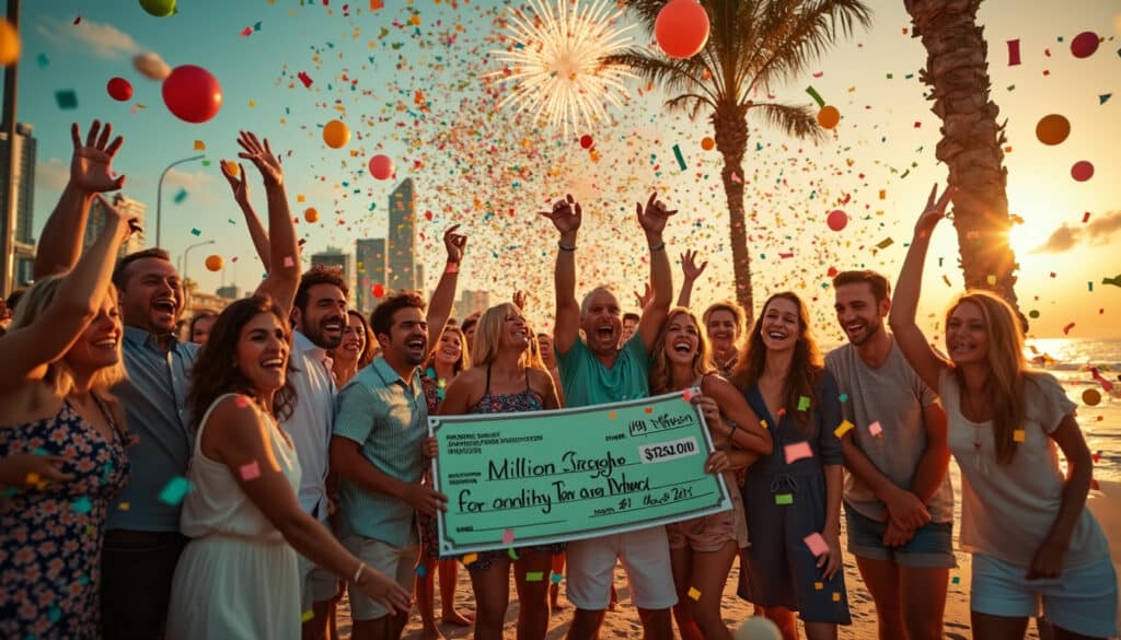 lottery players in new jersey and florida bask in the thrill of $1 million wins as the powerball jackpot skyrockets to an astonishing $484 million. discover the excitement surrounding these life-changing victories and the soaring jackpot that has captured the attention of millions.