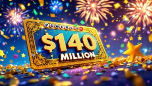 don't miss your chance to win a stunning $140 million powerball jackpot! check your tickets now for the drawing on wednesday, june 25, and see if you're the lucky winner. participate in the excitement!